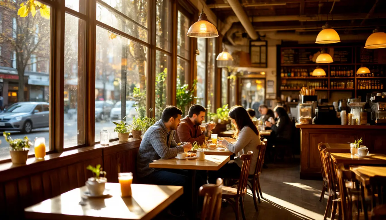 Café Morning Scene